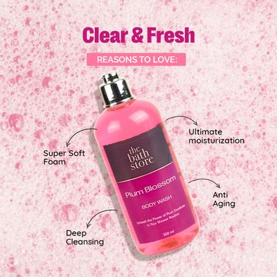 The Bath Store Plum Blossom Body Wash 300 ml - Shower Gels & Body Wash