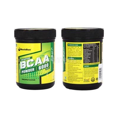 MuscleBlaze BCAA 6000 Powder - Pineapple 200 gm - Bcaa Supplements