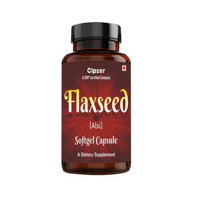 Cipzer Dietary Supplement Softgel Capsule - Flaxseed 60's - General Health