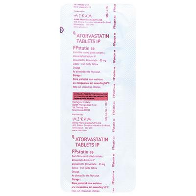 FPSTATIN 80 Tablet 10's - High Cholesterol-Dys