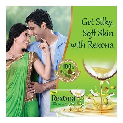 Rexona Coconut and Olive Oil Soap 100 gm - Soaps