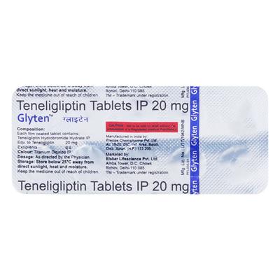 Glyten Tablet 10'S - Diabetes-Ant