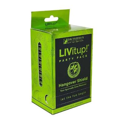 Dr.Vaidya's LIVitup! - Hangover Shield (Pack of 10) - Speciality Medicines