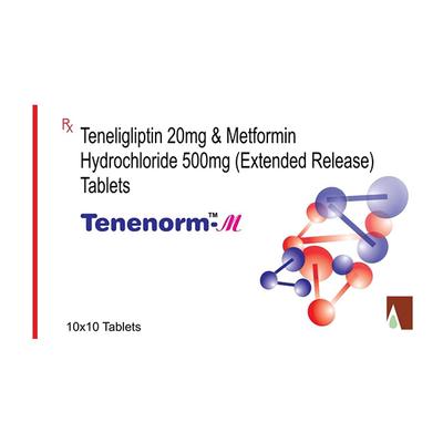 TENENORM M 500mg Tablet 10's - Diabetes-Ant