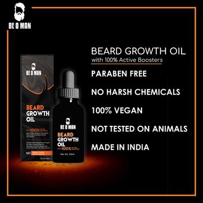Beoman Beard Growth Oil 50 ml - Beard Oil