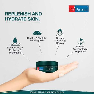 Dr Batra's Moisturizing Face Wash 100 gm + Instant Glow Face Wash 50 gm + Intense Moisturizing Cream 100 gm + Bathing Bar 125 gm - Face Washes