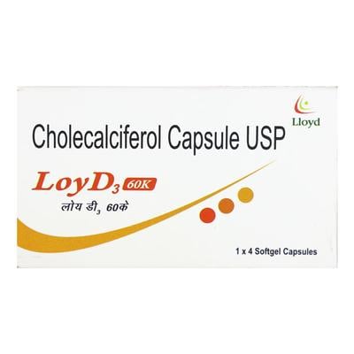 LOY D3 60K Capsule 4'S - Supplements-Vit