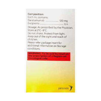 DARZALEX FASPRO 1800mg Injection 15ml - Cancer Oncology-Tar