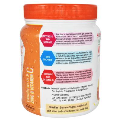 Smart Vitaflow Z Instant Energy Drink Powder - Refreshing Orange 525 gm - Energy Drinks