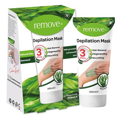 Remove Depilation Mask Natural Clay & Seaweed 200 ml - Masks & Peels