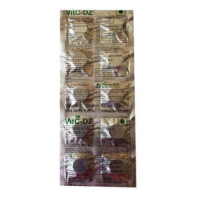 VITC DZ Chewable Tablet 10's - Supplements-Vic