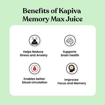 Kapiva Memory Max Juice 1 litre - Speciality Medicines