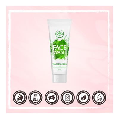 The Beauty Co. Face Wash Gel - Tea Tree & Neem 100 ml - Face Wash & Cleansers