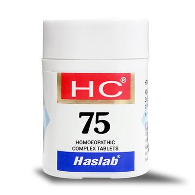 Haslab HC 75 (Homeopathic Complex) Tablet 20 gm - Homeopathic Complex Tablet