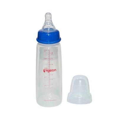 Pigeon Peristaltic Nursing Bottle Kpp Nipple (L) - Blue 240 ml - Feeding & Nursing