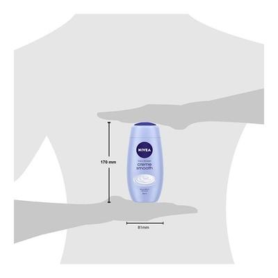 Nivea Creme Smooth Shower Cream 250 ml - Shower Gels & Body Wash