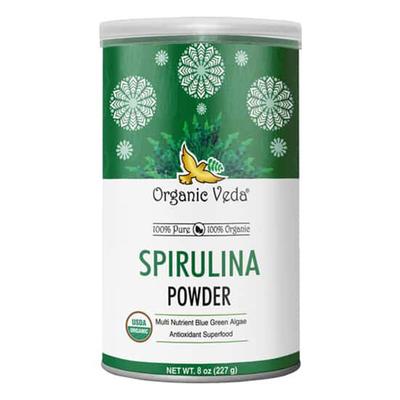 Organic Veda Spirulina Powder 227 gm - Pure Herbs