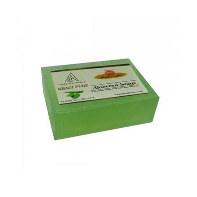 Khadi Pure Herbal Soap - Aloevera (Pack of 2 x 125 gm) - Soaps