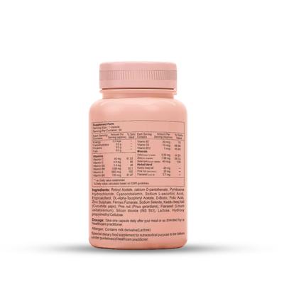 Sheneed Hair Supplement Capsule 60's + Skin Vitamins Capsule 60's - Hair & Skin