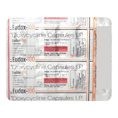 EUDOX 100mg Capsule 10's - Bacterial Infections-Tet
