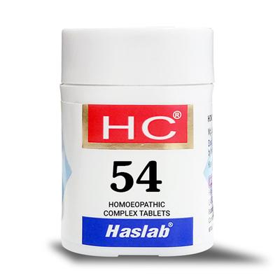 Haslab HC 54 (Homeopathic Complex) Tablet 550 gm - Homeopathic Complex Tablet