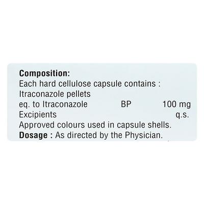 BIO ITRA 100 Capsule 10's - Fungal Infections-Anf