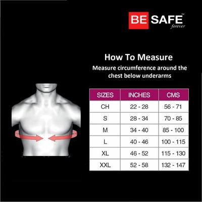 Be Safe Forever Clavicle Brace Support for Posture Correction - Black (S) - Back/Abdomen Supports