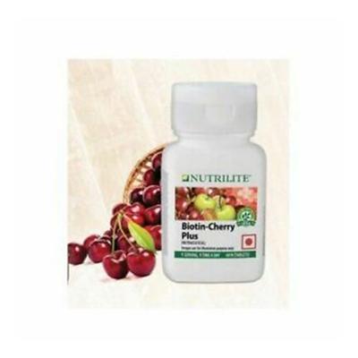 NUTRILITE BIOTIN-CHERRY PLUS TABLET 60'S - Hair & Skin