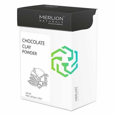 Merlion Naturals Clay Powder - Chocolate 227 gm - Face Creams