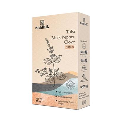 Siddhik Tulsi, Black Pepper, Clove Drops 30 ml - Health Products