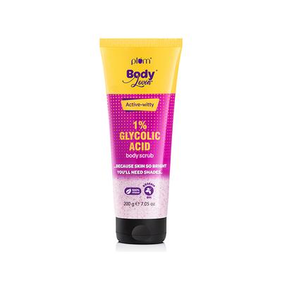 Plum Bodylovin Active-Witty 1% Glycolic Acid with Rosehip Oil Body Scrub 200 ml - Shower Gels & Body Wash