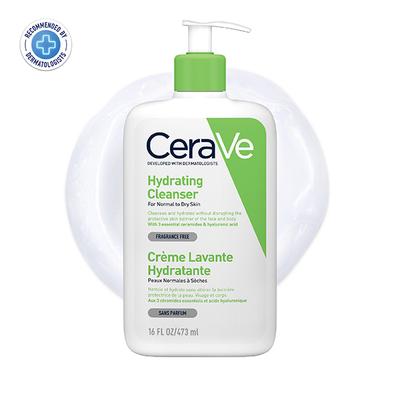 CeraVe Hydrating Cleanser For Normal To Dry Skin 473 ml - Face Wash & Cleansers