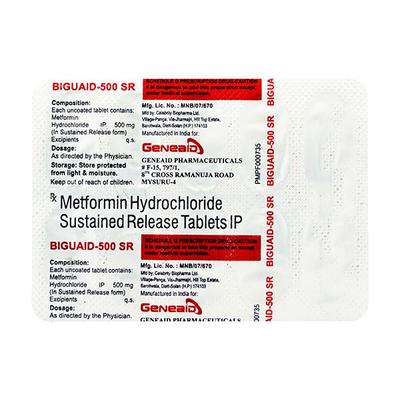 BIGUAID SR Tablet 10's - Diabetes-Ant