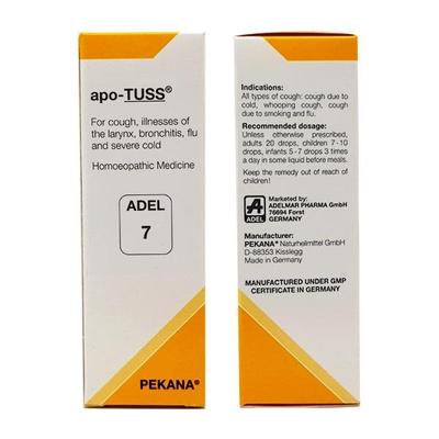 Adel 7 Apo-Tuss Drops 20 ml - Homeopathic Drops