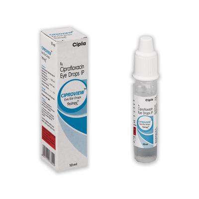 CIPROVIEW 0.3% Eye Drops 10ml - Eye Infections-Eaa