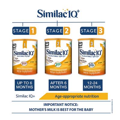 Similac IQ+ Stage 1 (Upto 6 Months) 400 gm Powder Tin - Baby And Infant Supplements