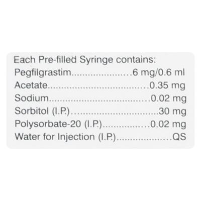 PEG RELIGRAST Prefilled Syringe(Pfs) 0.6ml - Cancer Oncology-Sup