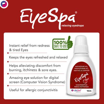 EyeSpa Red Eye Drops 10 ml (N) - Health Products