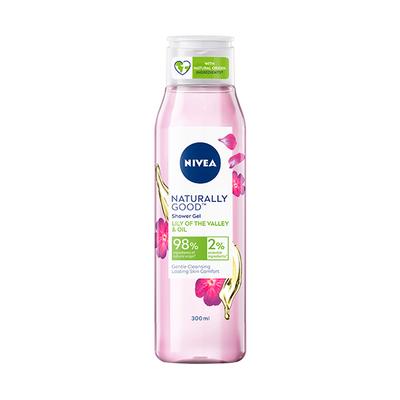 NIVEA NATURALLY GOOD Lily of the Valley & Oil Shower Gel 300 ml - Shower Gels & Body Wash