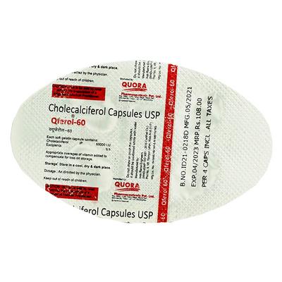 QFEROL 60 Capsule 4's - Supplements-Vit