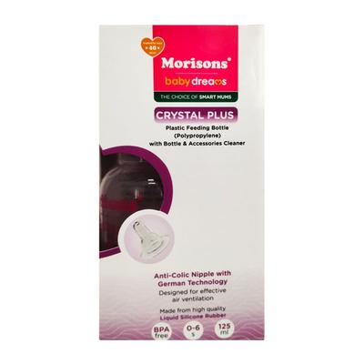 Morisons Baby Dreams Crystal Plus Plastic Feeding Bottle 125 ml - Feeding & Nursing