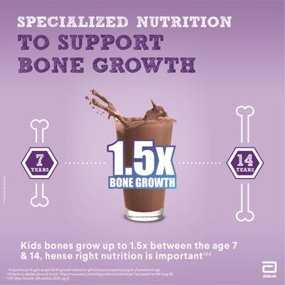 Pediasure 7Plus Health Drink Powder - Chocolate Flavour 400 gm (Refill Pack) - Kids Nutrition