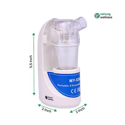 Sahyog Wellness Ultrasonic Nebulizer Machine with Nebulizer Kit (With Children and Adult Mask) - Nebulizers / Vaporizer