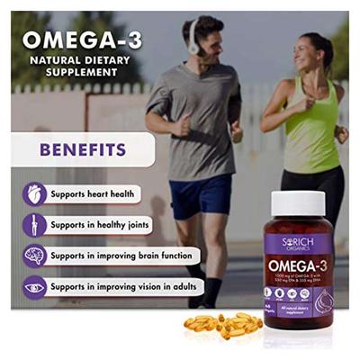 Sorich Organics Omega-3 Softgel 60's - Omega Fish Oil Fatty Acids