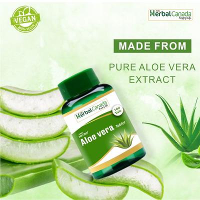Herbal Canada Aloe Vera Extract Tablet 100's - Pure Herbs
