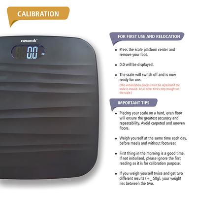 Newnik Personal Digital Weighing Scale - Grey - Weighing Scale