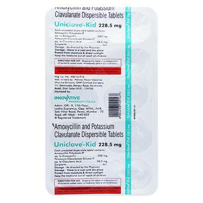 UNICLAVE KID Tablet 10's - Bacterial Infections-Pen