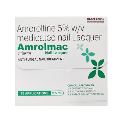 AMROLMAC Nail Lacquer 2.5ml - Fungal Infections-Taa