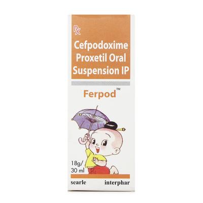 FERPOD 50mg Oral Suspension 30ml - Bacterial Infections-Cep