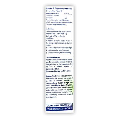 Otrivin Breathe Clean Daily Nasal Wash 100 ml - Nasal Decongestion